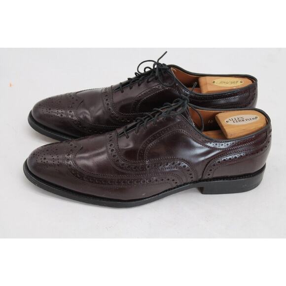 Allen Edmonds McAllister Wingtip Dress Shoes Size Oxblood Oxfords Mens 11.5C - Picture 1 of 9